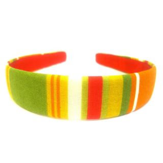 Crawford Corner Shop 1 inch Red, Orange and Green Striped Headband