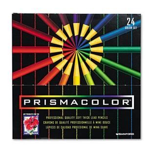 Prismacolor Premier Colored Pencils 24 Assorted Colors/set   Office