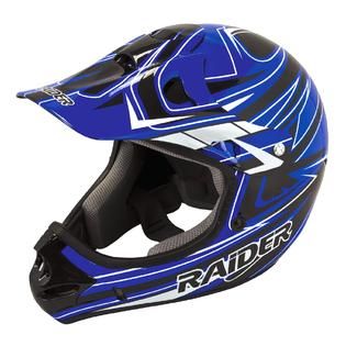Raider Youth Rush MX Helmet Black/Blue   Lawn & Garden   ATV
