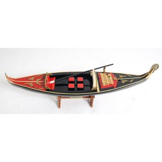Old Modern Handicrafts Venetian Gondola Model Boat