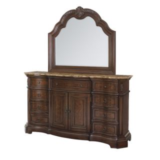 Edington 9 Drawer Combo Dresser with Mirror by Samuel Lawrence