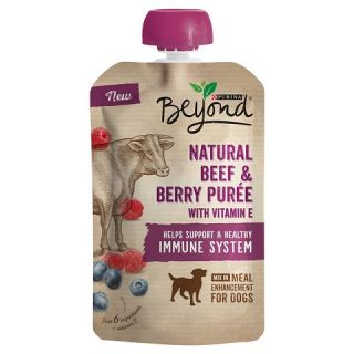 Purina Beyond Natural Beef & Berry Puree with Vitamin E Mix in Meal