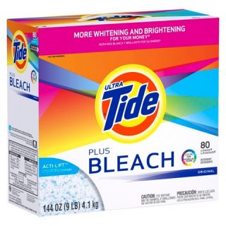 Bleach Powder Laundry Detergent   144 oz 80 Loads