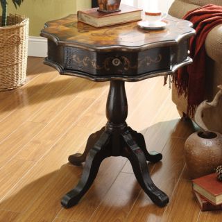 Coast to Coast Imports End Table in Textured Black