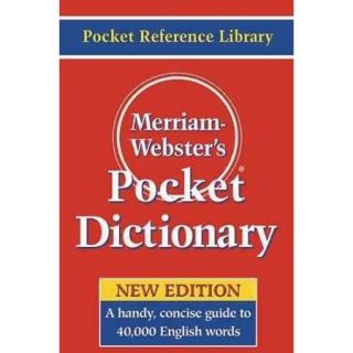 Merriam webster's Pocket Dictionary