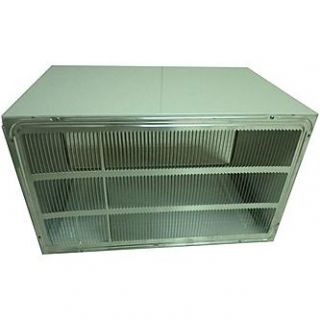 LG 26 In. Wall Sleeve and Stamped Aluminum Rear Grille for Through the