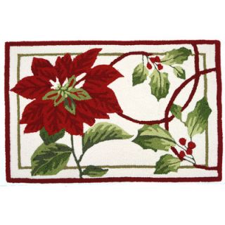 Homefires Holiday Red/Green Area Rug
