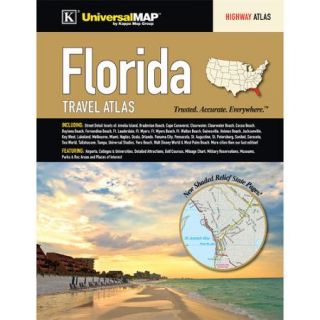 Universal Map Florida State Travel Atlas