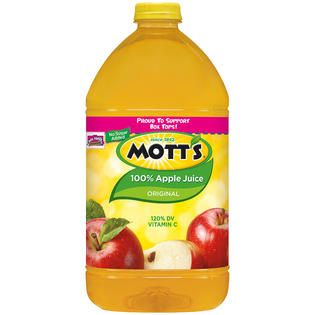 Motts Original Apple 100% Juice 128 FL OZ PLASTIC BOTTLE
