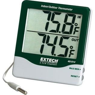 Extech Big Digit Indoor/Outdoor Thermometer   Tools   Electricians
