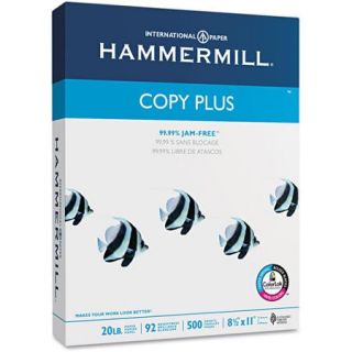 Hammermill Copy Plus 8.5" x 11" Copy Paper, Case of 10 Reams (500 Sheets Per Ream)