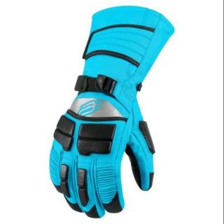 Arctiva Comp 8 Womens Insulated Snowmobile Gloves Sky Blue LG