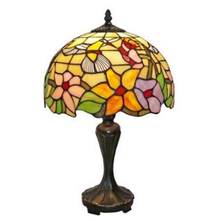 Tiffany Style Hummingbird Design 19 inch Table Lamp