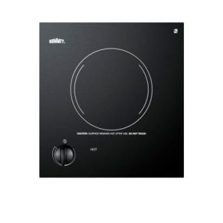 12 in. Radiant Electric Cooktop in Black with 1 Element CR1115