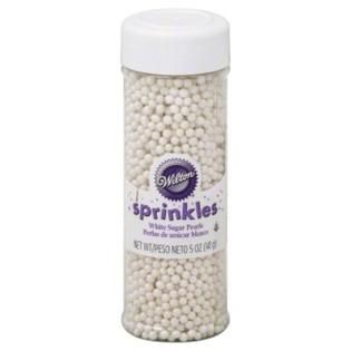 Wilton Sprinkles, Sugar Pearls, White , 5 oz (141 g)