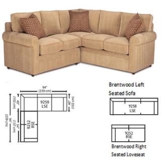 Rowe Furniture Rowe Basics Brentwood Sectional Sofa