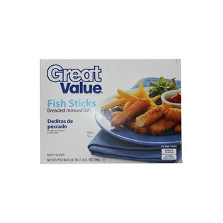 Great Value  Frozen Fish Sticks 44 Count Box 24.7 Ounces