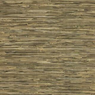 56 sq. ft. Lepeka Dark Green Grasscloth Wallpaper 412 44141