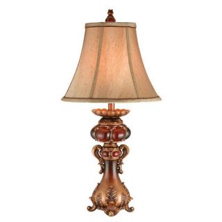 OK Lighting 31'' H Table Lamp with Bell Shade