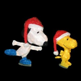 Product Works 26 in. Pre Lit Skating Snoopy and Woodstock 40352_MP1