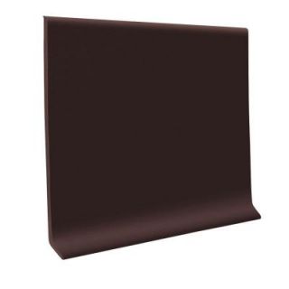 ROPPE Brown 4 in. x 120 ft. x 1/8 in. Vinyl Wall Cove Base Coil C40C82P110