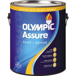 Olympic Assure Semi Gloss Semi Gloss Latex Exterior Paint (Actual Net Contents 114 Fluid Oz.)
