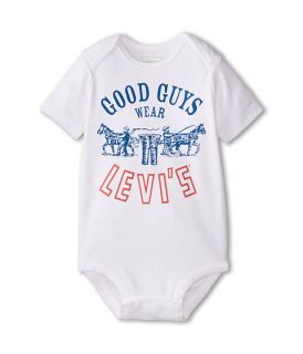 Levis® Kids Graphic Creeper (Infant) White