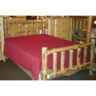 Standard Log Bed (Clear Lacquer, Queen)