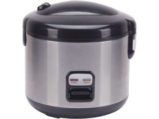Tiger JNP S10U Black/Stainless Steel 5.5 Cups (Uncooked)/11 Cups (Cooked) Rice Cooker/Warmer