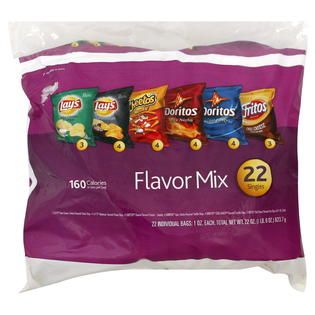 Frito Lay Flavor Mix Bags, 22   1 oz bags [22 oz (1 lb 6 oz) 623.7 g]