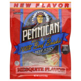 Pemmican  Traditional Beef Jerky, Mesquite Flavor, 3.26 oz (92 g)