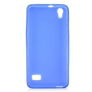 Insten Rubber Gel Skin Cover Case For Huawei Pronto   Blue