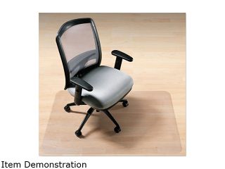 Deflect o CM2G232PET Environmat PET Chair Mat, 45w x 53l, Clear
