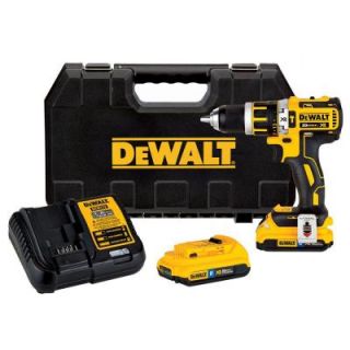 DEWALT 20 Volt Max Lithium Ion Cordless Brushless Hammer Drill Kit with Bluetooth Battery Pack DCD795D2BT