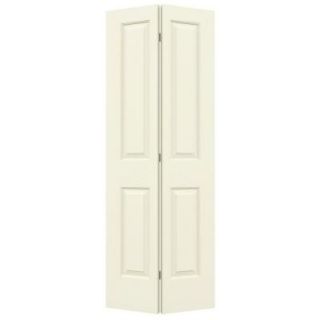 JELD WEN Woodgrain 2 Panel Hollow Core Molded Interior Closet Bi fold Door THDJW184300003