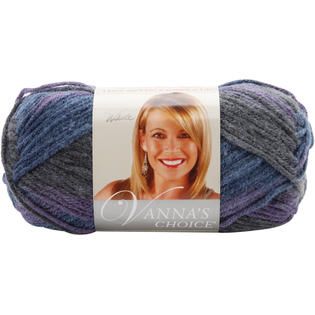 Lion Brand Vannas Choice Yarn Purple Print   Home   Crafts & Hobbies