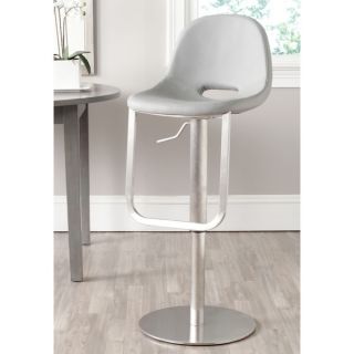 Safavieh Andrina Grey 20.4 32.2 inch Adjustable Bar Stool  