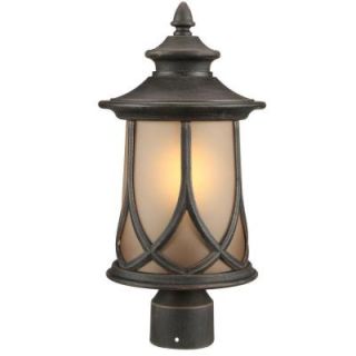 Progress Lighting Resort Collection 1 Light Aged Copper Outdoor Post Lantern P6404 122DI