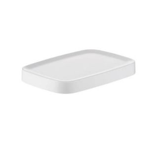 Hansgrohe Axor Bouroullec 10 in. W Tabletop Small Shelf in White 42673000