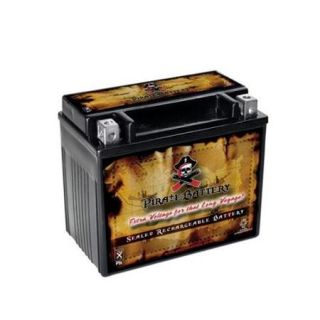 Pirate Battery PB M00007 10000 YTX12 BS High Performance   Sealed AGM Motorcycle Battery