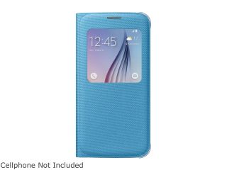 SAMSUNG Blue Fabric S View Flip Cover for Samsung Galaxy S 6 EF CG920BLEGUS