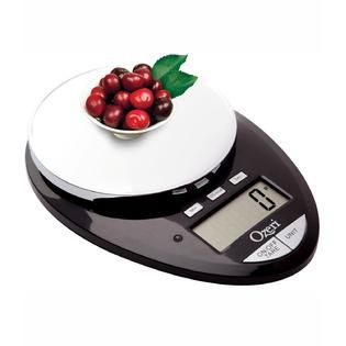 Ozeri Pro II Digital Kitchen Scale in Stylish Black, 1g to 12 lbs