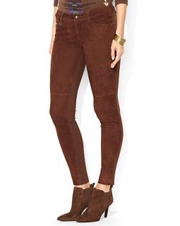 Lauren Ralph Lauren Suede Front Pants