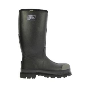 BOGS Forge Lite Steel Toe Men 16 in. Size 15 Black Waterproof Rubber Boot 71666 001 15