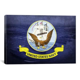 iCanvas Flags Navy Aircraft Carriers USS Enterprise Graphic Art on Canvas