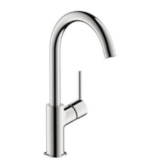 Hansgrohe Talis S Single Hole 1 Handle High Arc Bathroom Faucet in Brushed Nickel 32082821