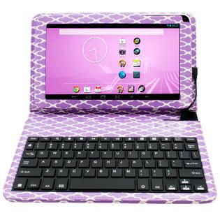 Digital2 ACK961B_PLP 9 Keyboard Case, Lattice Purple   TVs