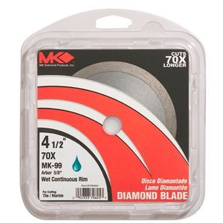 MK Diamond 4 1/2 in. Wet Cutting Tile Blades   Tools   Replacement