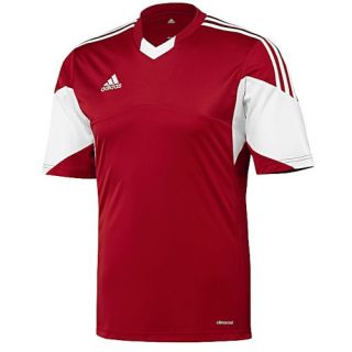 adidas Team Tiro 13 S/S Jersey   Mens   Soccer   Clothing   University Red/White