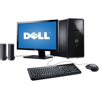 Dell Inspiron 560 Desktop with 20" Monitor, Intel Pentium E5800 Processor, Windows 7 Home Premium (i560 3552NBK Black)